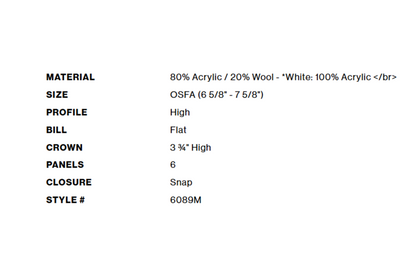 Yupoong 6089M Wool