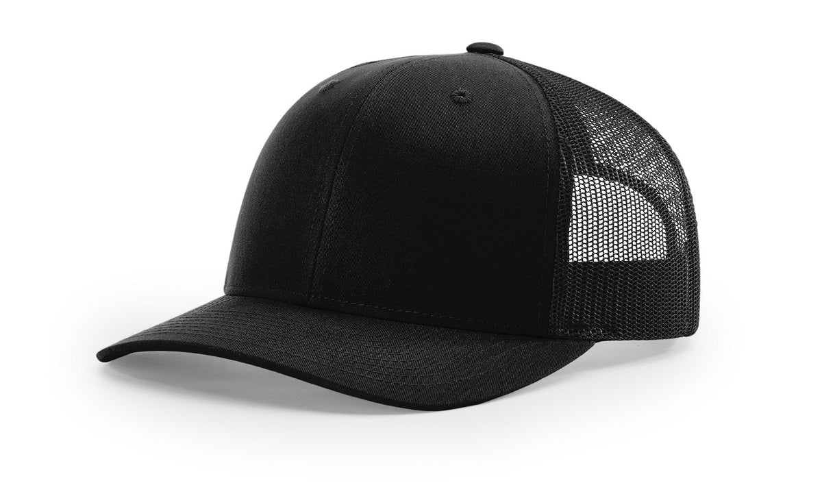 Embroidered Red Bull Richardson 112 Youth Trucker F1 Race Snapback Cap Hat Black Richardson 112 black and black mesh – NativebyCarlton main image 2