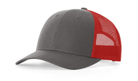 Charcoal/Red