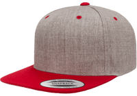 Heather Grey/Red