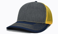 Heather Charcoal/Navy/Gold