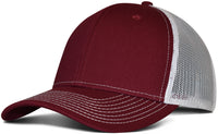 Maroon/White